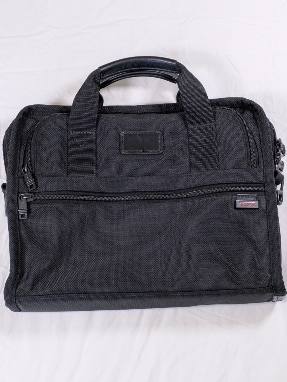 Tumi Alpha Ballistic Nylon Small Slim Laptop Briefcase